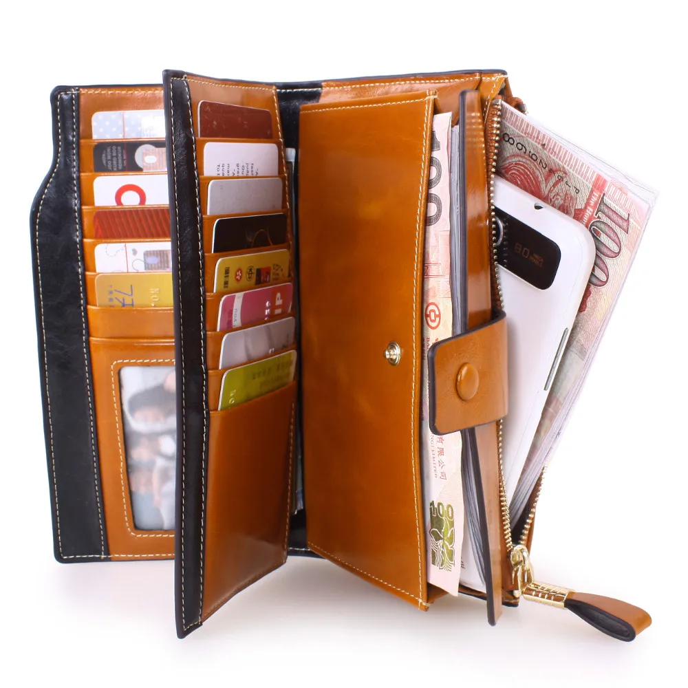 Известный Дизайн Женский кошелек из натуральной кожи дневного сцепления сумка