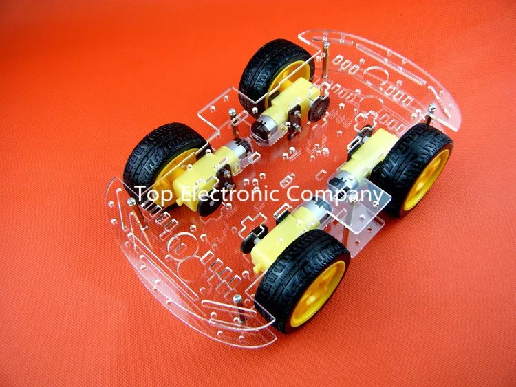 4WD умный робот шасси автомобиля наборы для arduino с датчиком скорости