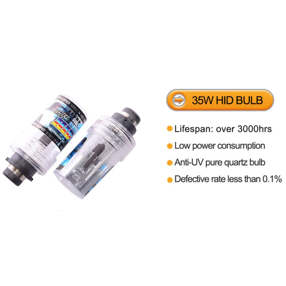 Ксеноновая Лампа 2x D2R HID автомобильный светильник 4300k 5000k 6000k 8000k 12 В 35 Вт 55