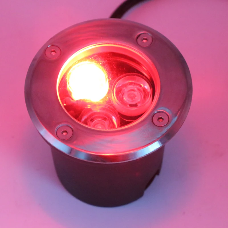 

SZYOUMY 25 Pcs 3W LED Underground Lamp AC85-265V 12V Outdoor Landscape Spot Lighting Waterproof IP67 Buried Floor Lights