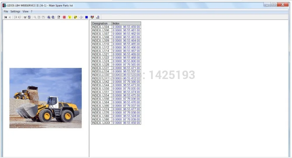 Каталоги запчастей и инструкции по ремонту либхер онлайн 2021 (LBH + LFR LHB LWT COT) |