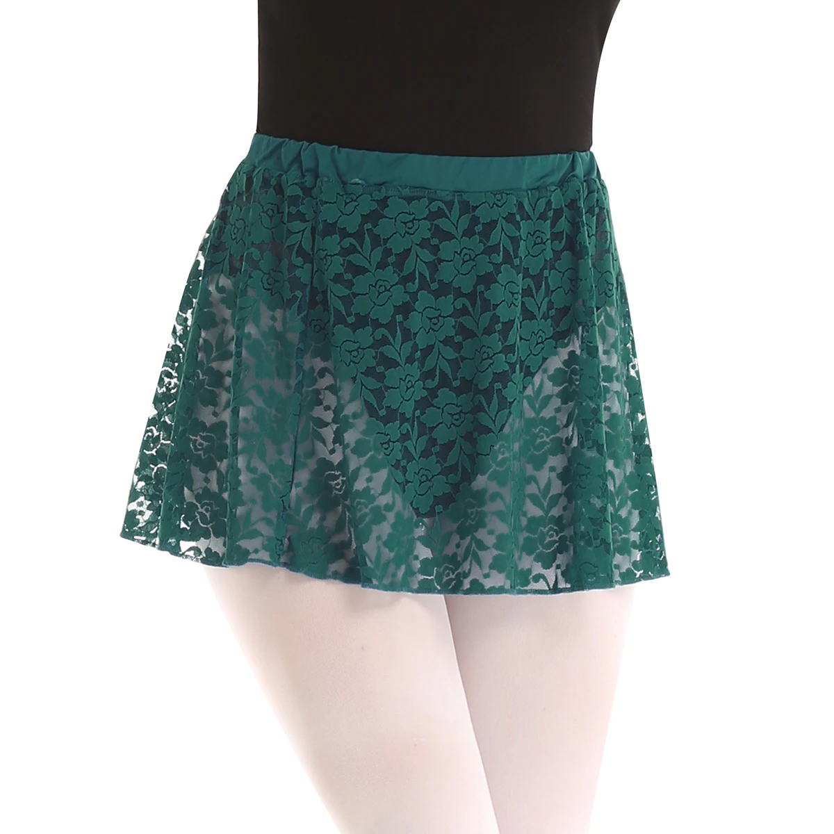 Женская балетная юбка пачка с цветочным кружевом и высокой талией|Балет| |