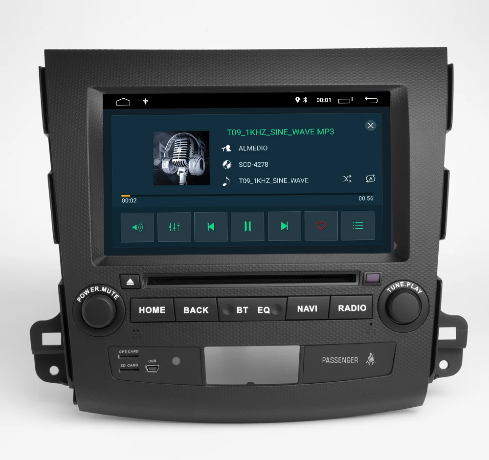 8'ɺndroid 9 0 четырехъядерный автомобильный DVD GPS плеер для MITSUBISHI Outlander 2006-2012 радио