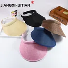 Шляпа летняя Соломенная женская, регулируемая, пляжная