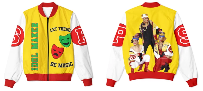 Семейные комплекты Salt-n-Pepa-8-Ball 3D сублимационной печати с длинными рукавами модная куртка Бомбер для мамы, папы и ребенка на молниикуртка - Цвет: 4