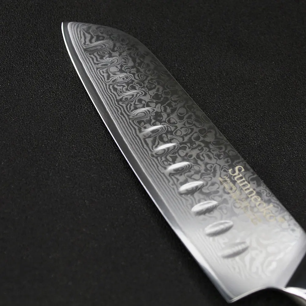 SUNNECKO 3 шт. набор кухонных ножей острый Santoku нож для очистки овощей японский VG10 Core Дамасская Сталь G10 Ручка резак инструменты