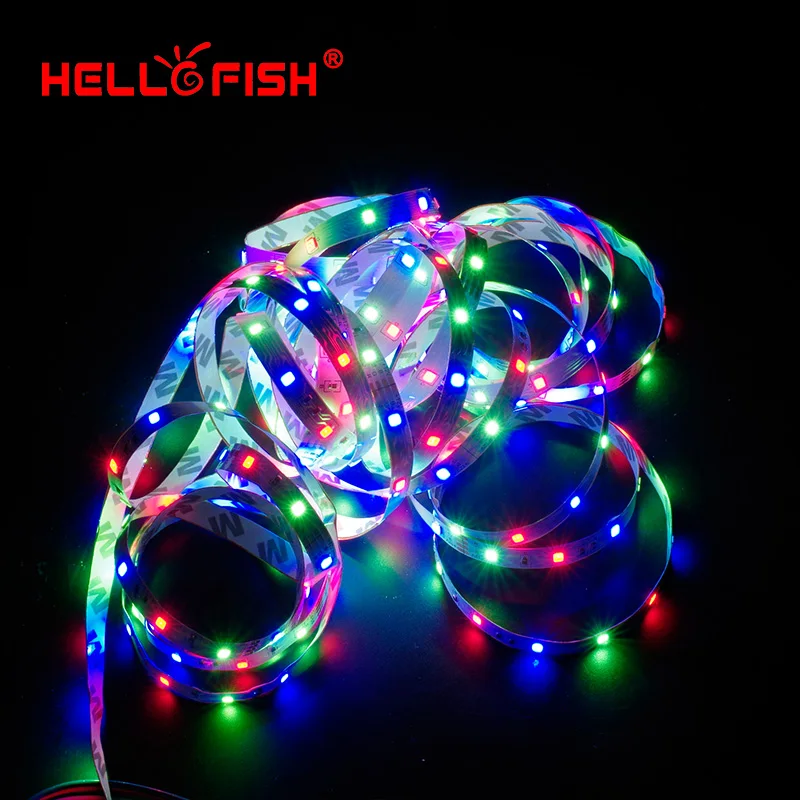 Hello рыбы 5 м/28353528 300 SMD Гибкие светодиодные полосы + 24 клавиши ИК пульт