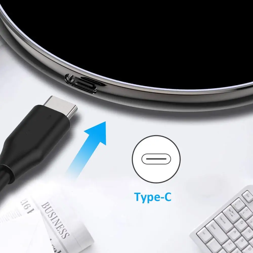 DCAE 15W Fast Wireless Charger Type C USB Qi Charging Pad For iPhone 11 XS XR X 8 10W Quick Charge for Samsung S10 S9 Note 10 9 | Мобильные