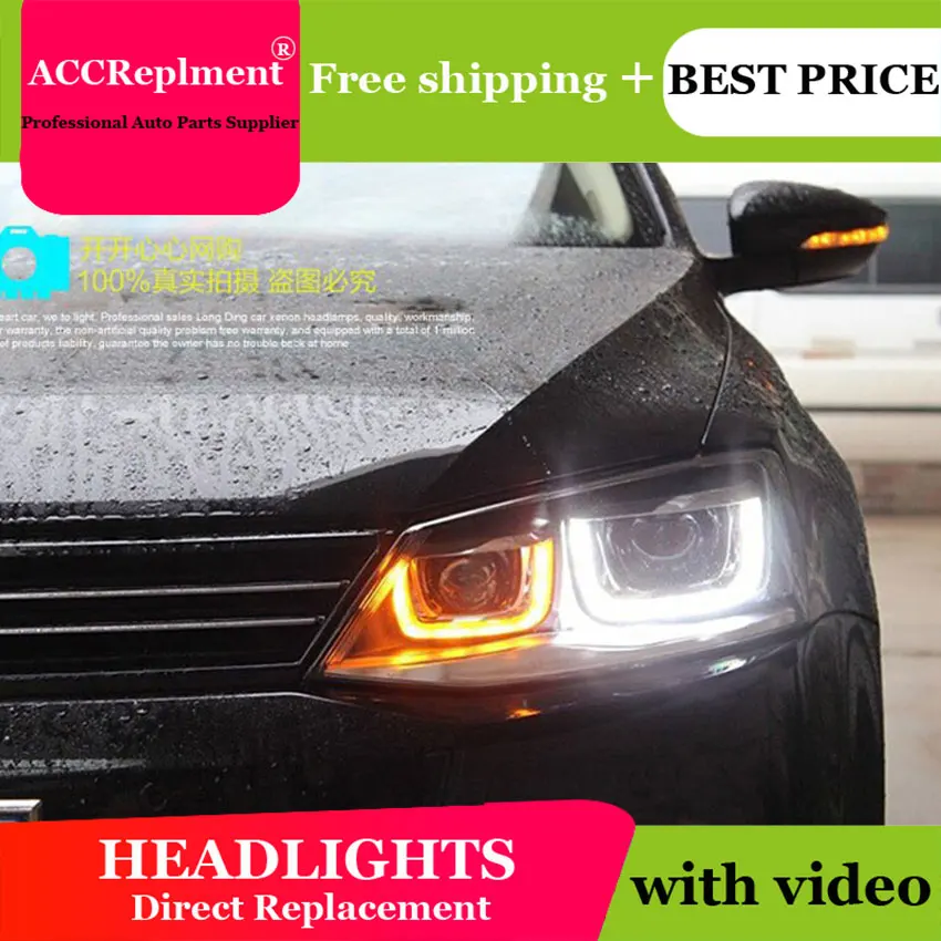 Автомобильные фары PRO 2011 2012 2013 2014 для vw jetta Стайлинг автомобиля U
