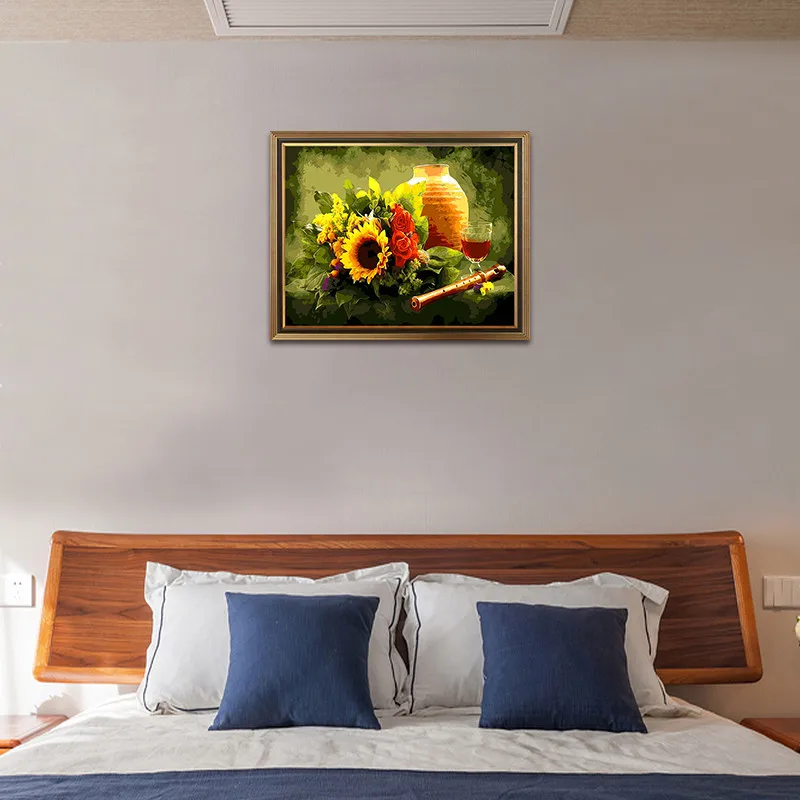 Без FramedPastoral Творческий поделки ручной работы картины по номерам большой
