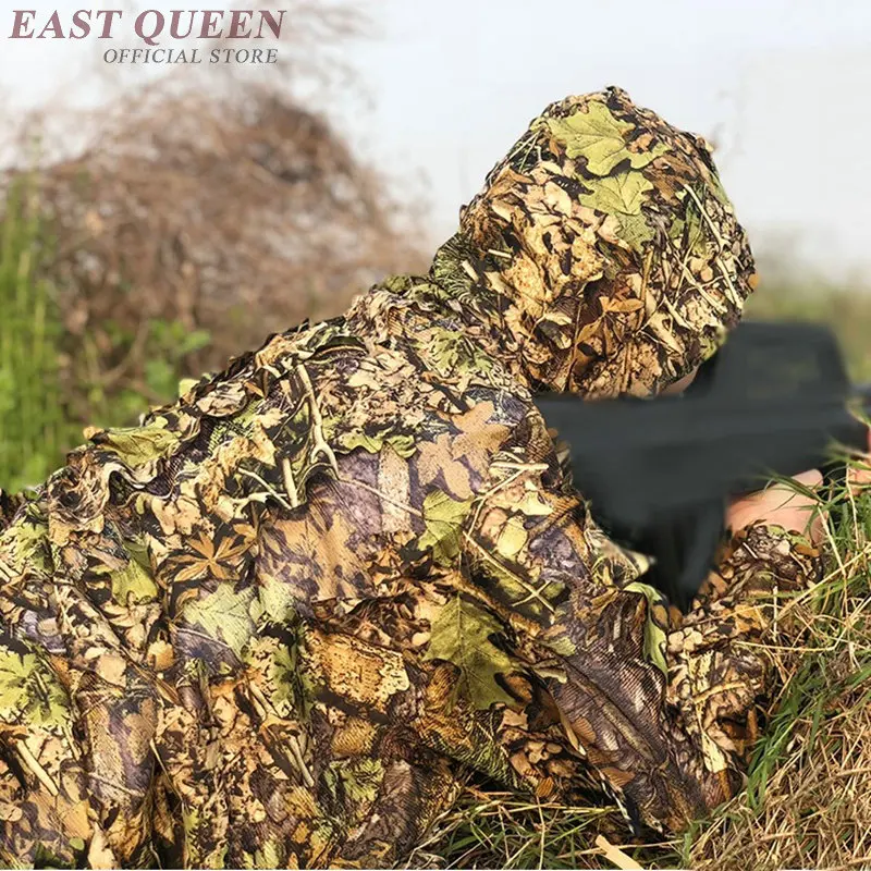 Камуфляжный костюм для охоты Bionic Grass Ghillie армейский в джунглях DD1181|Военный| |