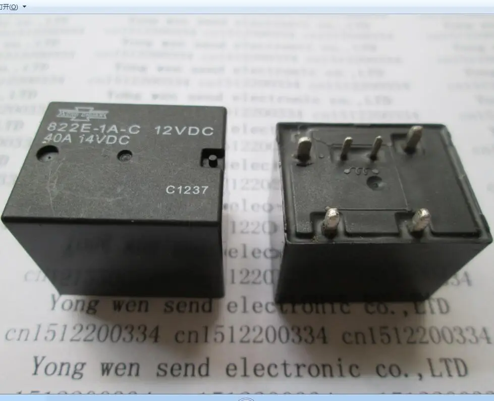 Горячая новинка реле 822E-1A-C-12VDC 822E-1A-C-12V 822E-1A-C 12VDC 822E1AC 12VDC DC12V 12В 40A 6PIN