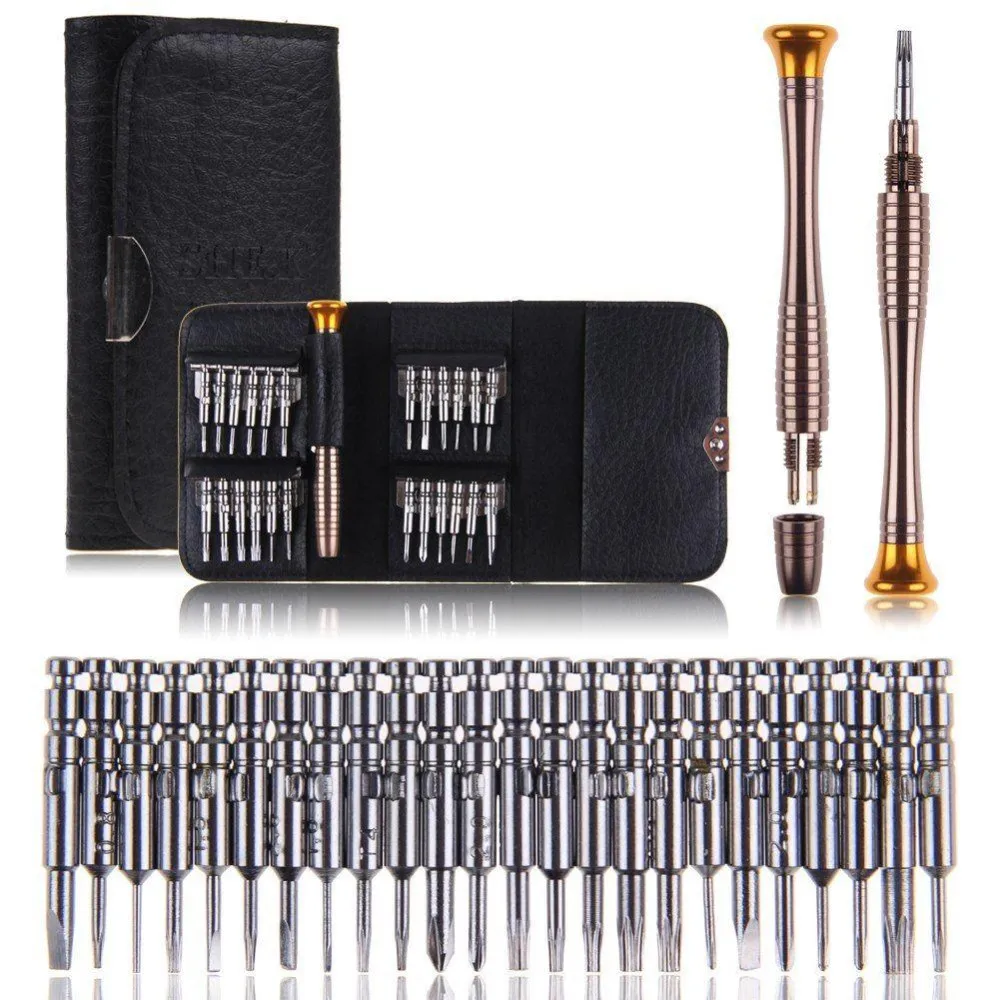 25 в 1 набор инструментов для ремонта смартфонов|trox screwdriver|eyeglass repairscrewdriver for eyeglasses |