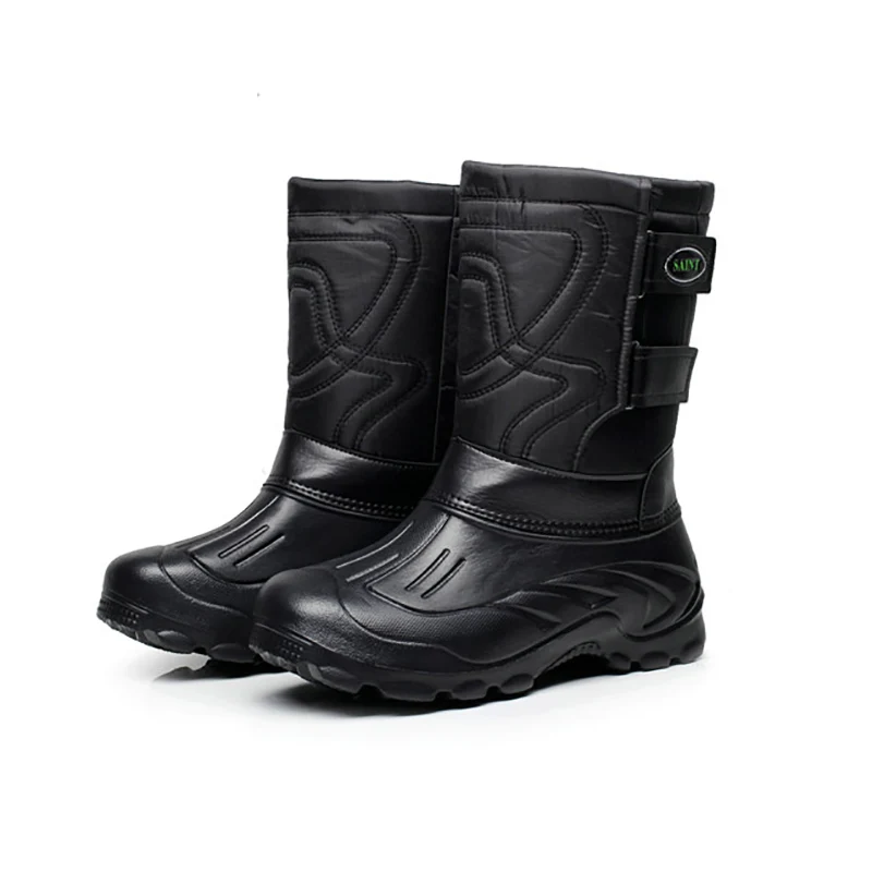 Мужские зимние ботинки из хлопка сверхлегкие качественные водонепроницаемые