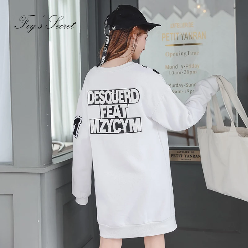 Plus size Hoodies For Women Loose Clothes harajuku Pullovers Cotton Thick Sweatshirts with velvet Big 2019 Winter |