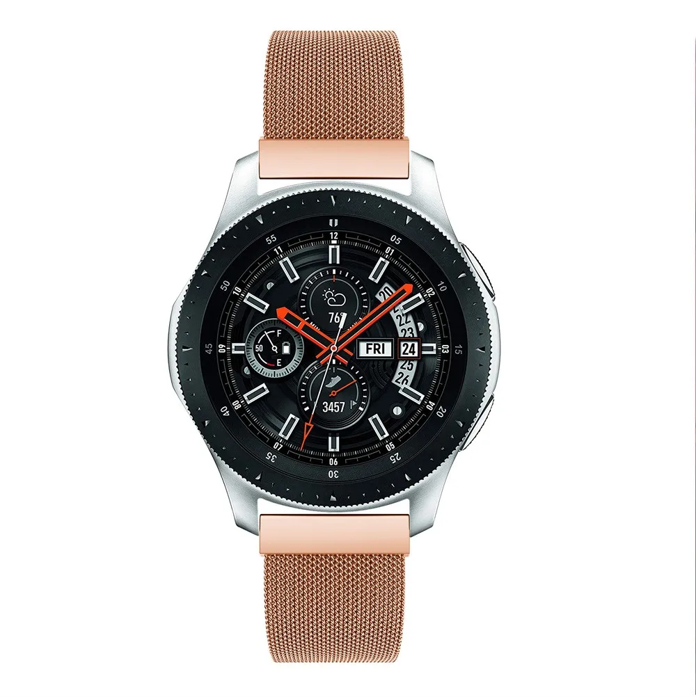 Миланская Магнитная Петля из нержавеющей стали ремешок для часов Samsung Galaxy Watch 46 мм