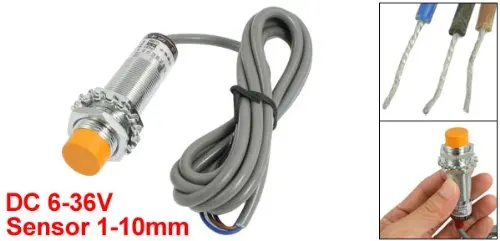 Датчик приближения цилиндрический емкостный датчик PNP NO 1-10 мм 6-36 В постоянного