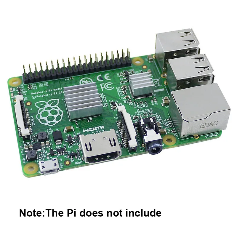 2 набора/6 шт. алюминиевый радиатор для ЦП и ОЗУ LAN мини ПК Raspberry Pi A + B охлаждение