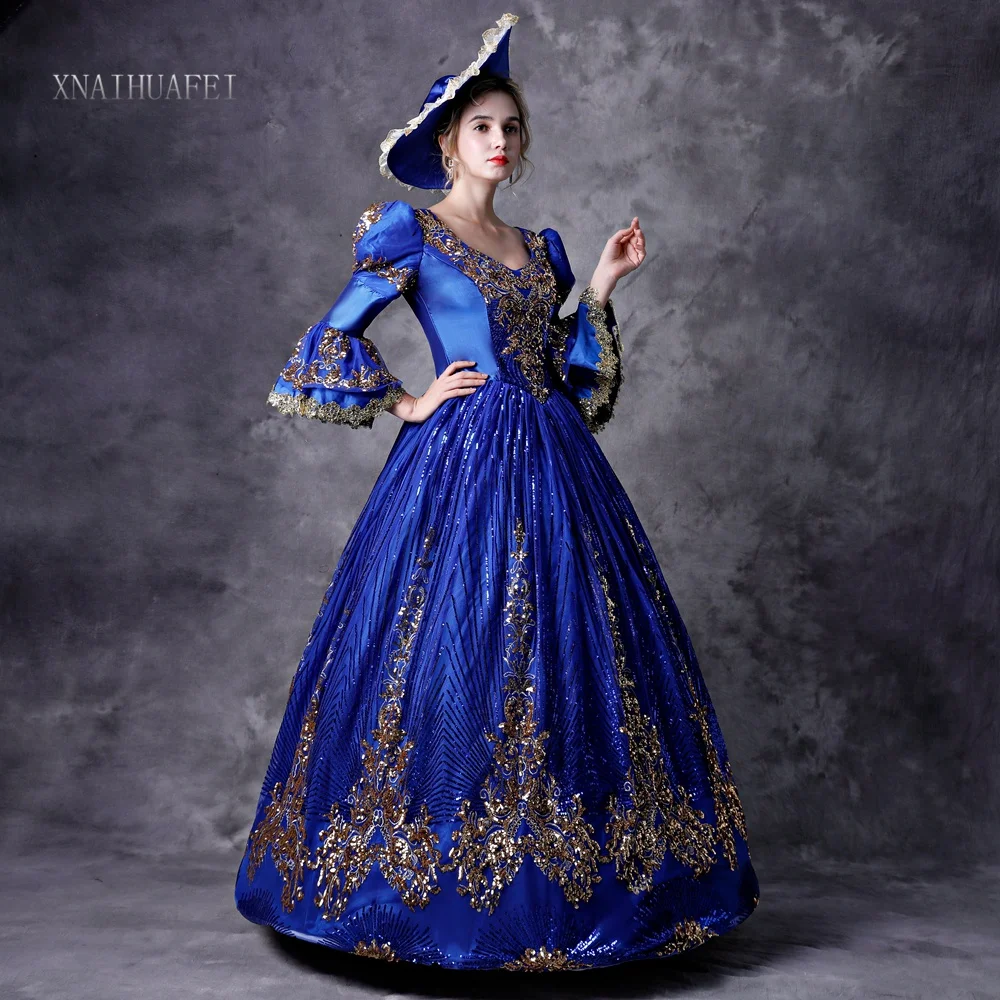 18th Century Green Royal Court Retro Baroque Clothing Renaissance Marie Antoinette Costume Prom Dress |