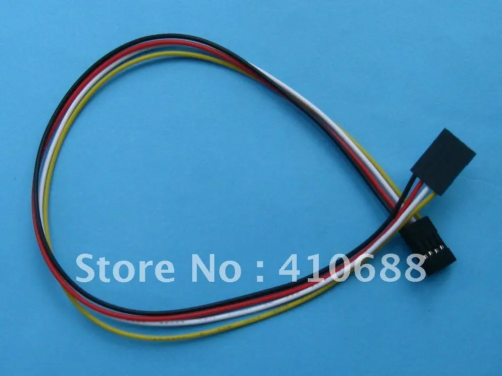100 шт. 4 контактный Джампер 26AWG 2 54 мм цвета 30 см|4 pin wire|4 wirewire |