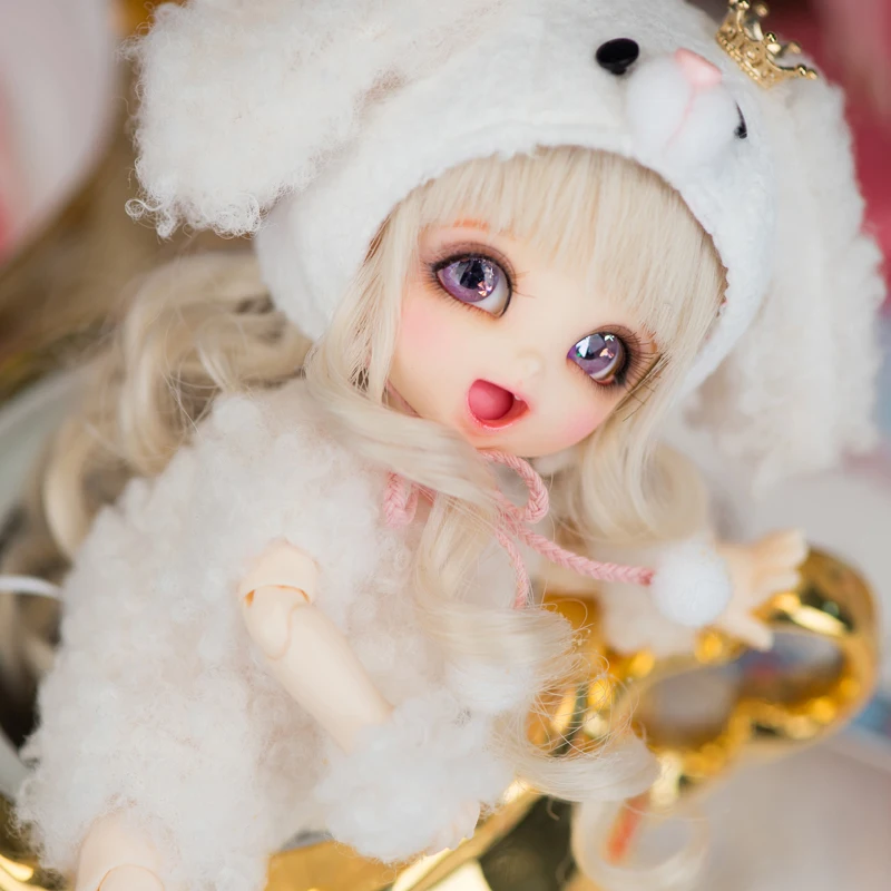 Полный комплект 1/8 BJD/SD BB милая кукла PongPong с свободными глазами для маленькой