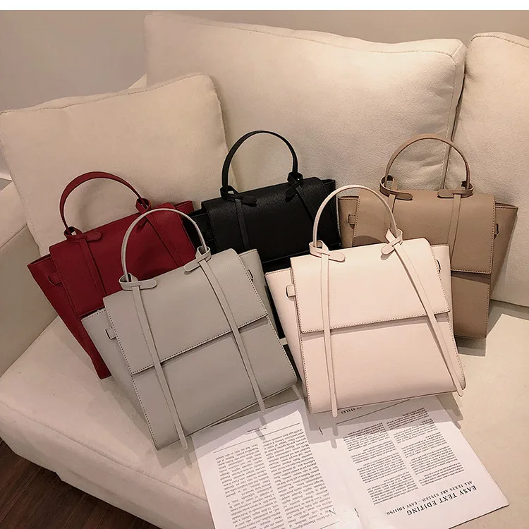 Женская деловая сумка в стиле ретро Большая вместительная на одно плечо | Багаж и