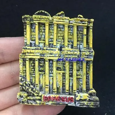 Турецкий туристический памятник 3D холодильник Анталья Смола креативная картина модель Путешествия сувенир магнит на холодильник украшение дома - Цвет: see chart