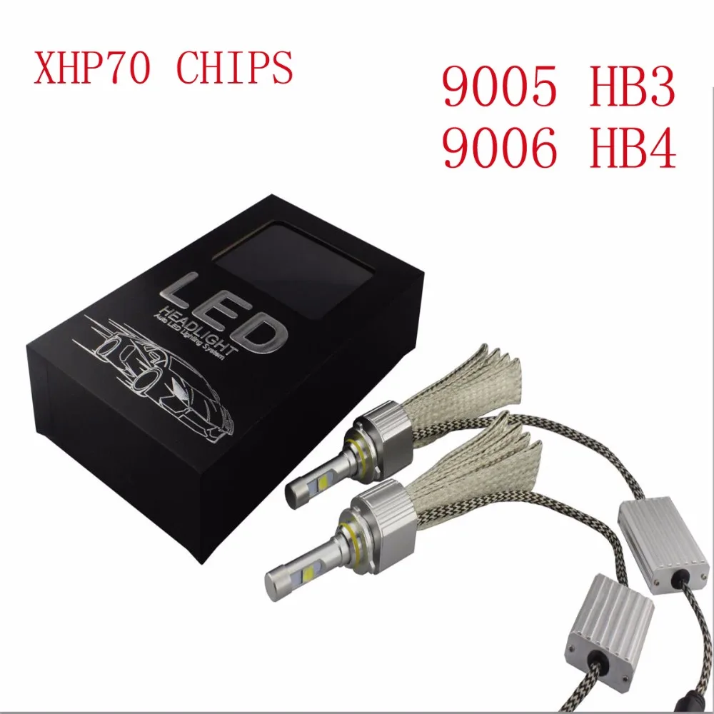 TOYIKIE новые 110W 13200Lm CREE чипы XHP 70 светодиодный фар H4 H7 H8/H9/H11 9005 9006 автомобиль фары