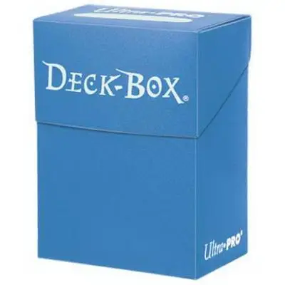 Ультра Pro Deck Box настольные игры карты TCG колода чехол для магических карт MGT/Pkm/YGO/сборные игры - Цвет: sky blue