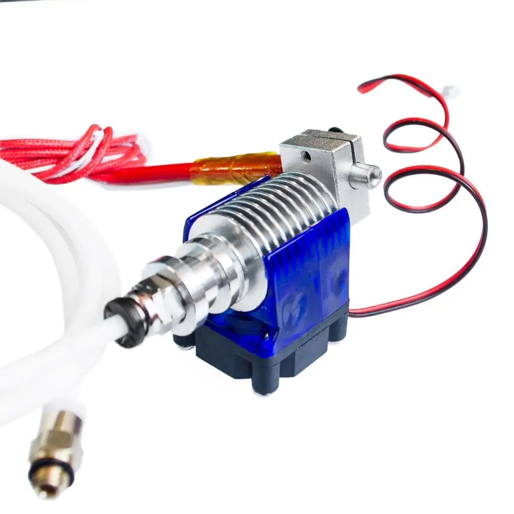 3D принтер j головки Hotend с вентилятором для 1 75/3 0 мм 24 в комплект v6 прямая нить Уэйд