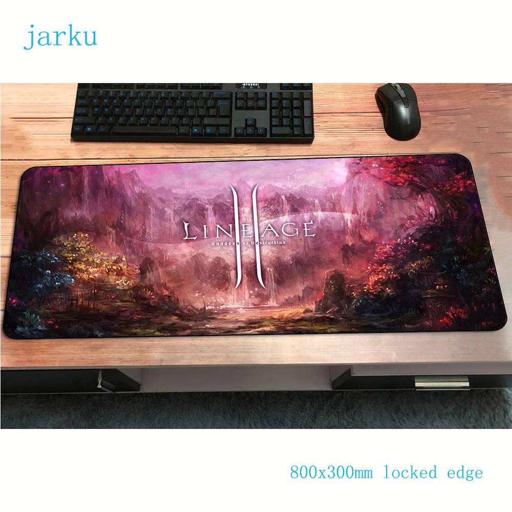 Lineage 2 коврик для мыши геймеров рождественские подарки 800x300x2 мм нетбука игровой