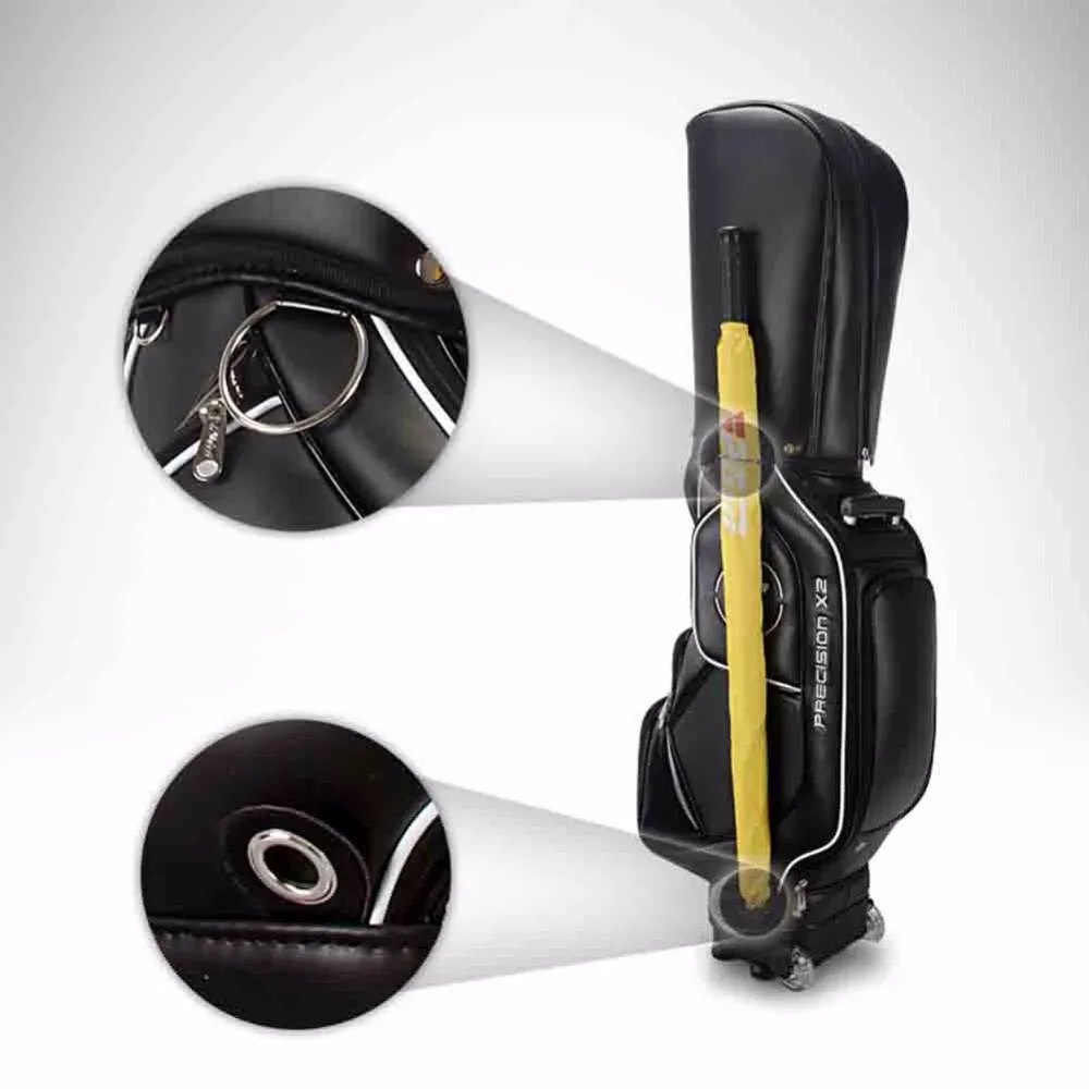 PGM New Golf Standard Bag Portable Golf Travel Bag Pu Cover Thicken Air Bag With Wheels