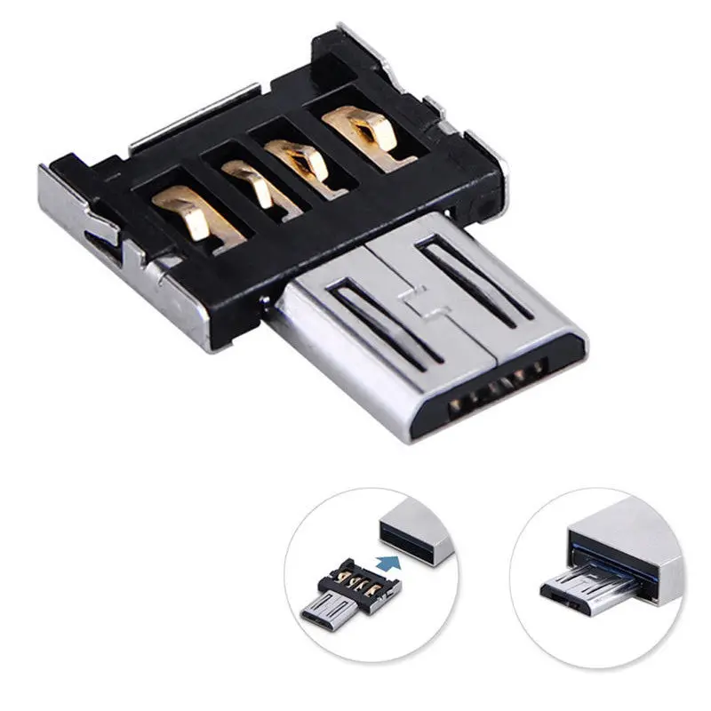 

OTG USB-C Micro USB to USB Adapter DATA Cable Converter For Xiaomi Huawei Samsung Mouse usb Flash Drive