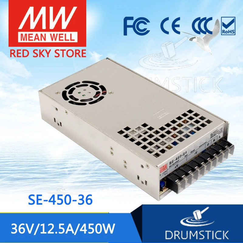 

Steady MEAN WELL SE-450-36 36V 12.5A meanwell SE-450 36V 450W Single Output Power Supply