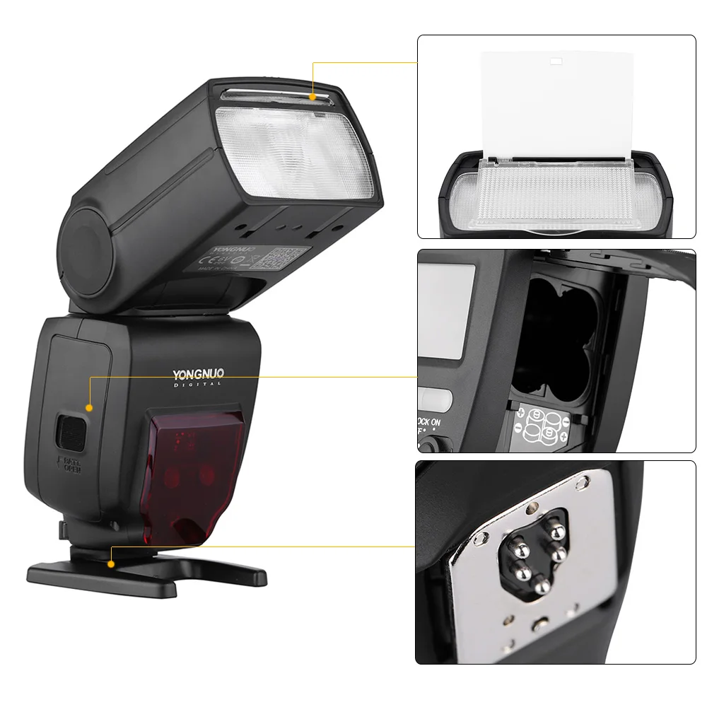 Беспроводная вспышка YONGNUO YN685 E TTL HSS 1/8000s GN60 2 4G Speedlite Speedlight Flash Trigger Receiver для Canon DSLR