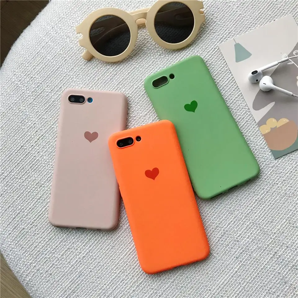Милый матовый чехол с принтом сердца и песка для OnePlus 6T 6 5T 5 мягкий силиконовый из