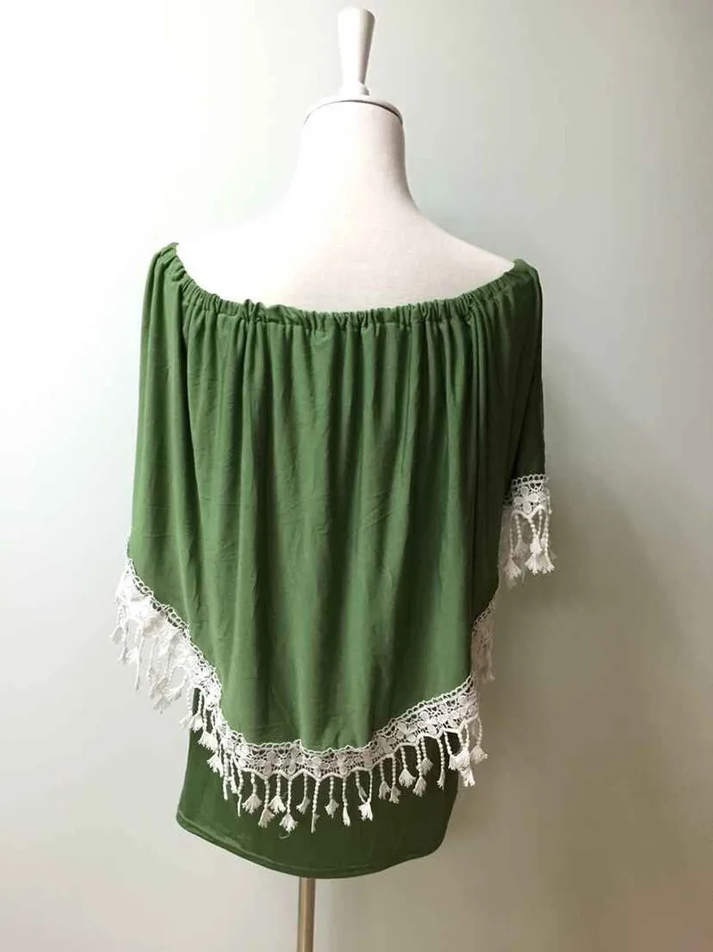 

Sexy Womens Boho Party Short Mini Dress Slash Neck Layer Dress Ladies Chest wrap Off Shoulder Tassels Evening Style