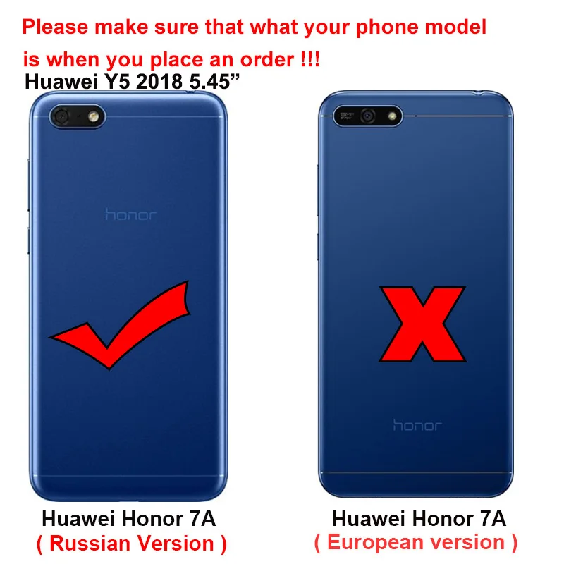 Huawei Y5 2018 Чехол Флип PU кожаный чехол для телефона Prime DRA-L22 DRA-LX1 Y5Prime Y 5 45 дюймов |