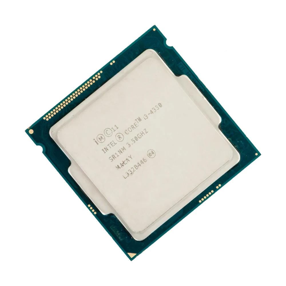 Intel Core i3-4330 Настольный Процессор i3 4330 двухъядерный 3,5 ГГц 4 МБ L3 кэш LGA 1150 сервер используется процессор