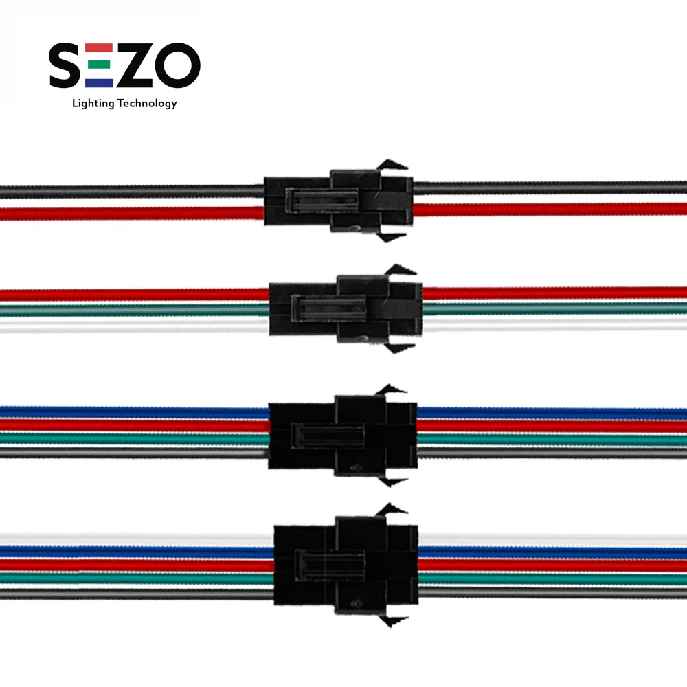 10 пар 2pin/3pin/4pin/5pin SM JST разъем штекер и гнездо для 5050/3528 WS2812B/WS2811/WS2813 RGB Светодиодная