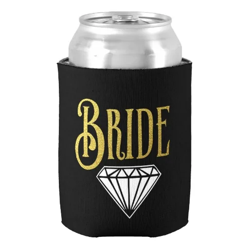 Стильные модные свадебные аксессуары для душа Золотая фольга и бриллиант может