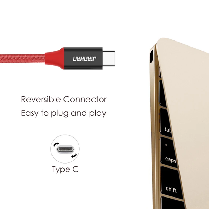 Кабель USB Type C 3 А быстрое зарядное устройство JianHan провод 2 0 зарядка с прочной