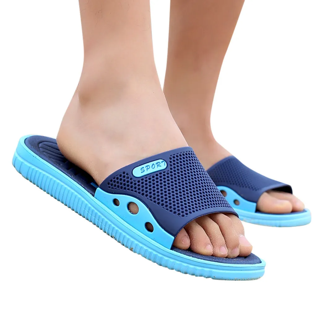 Мужские домашние массажные тапочки на плоской подошве; Zapatos; Домашние Нескользящие шлепанцы; Hombre; пляжные шлепанцы; May30