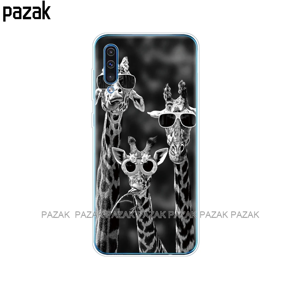 61575 Силиконовый чехол для samsung Galaxy A50, мягкая прозрачная задняя крышка для телефона, для samsung A50, A505, A505F, SM-A505F чехол, 6,4, чехол, бампер - Цвет: 61575