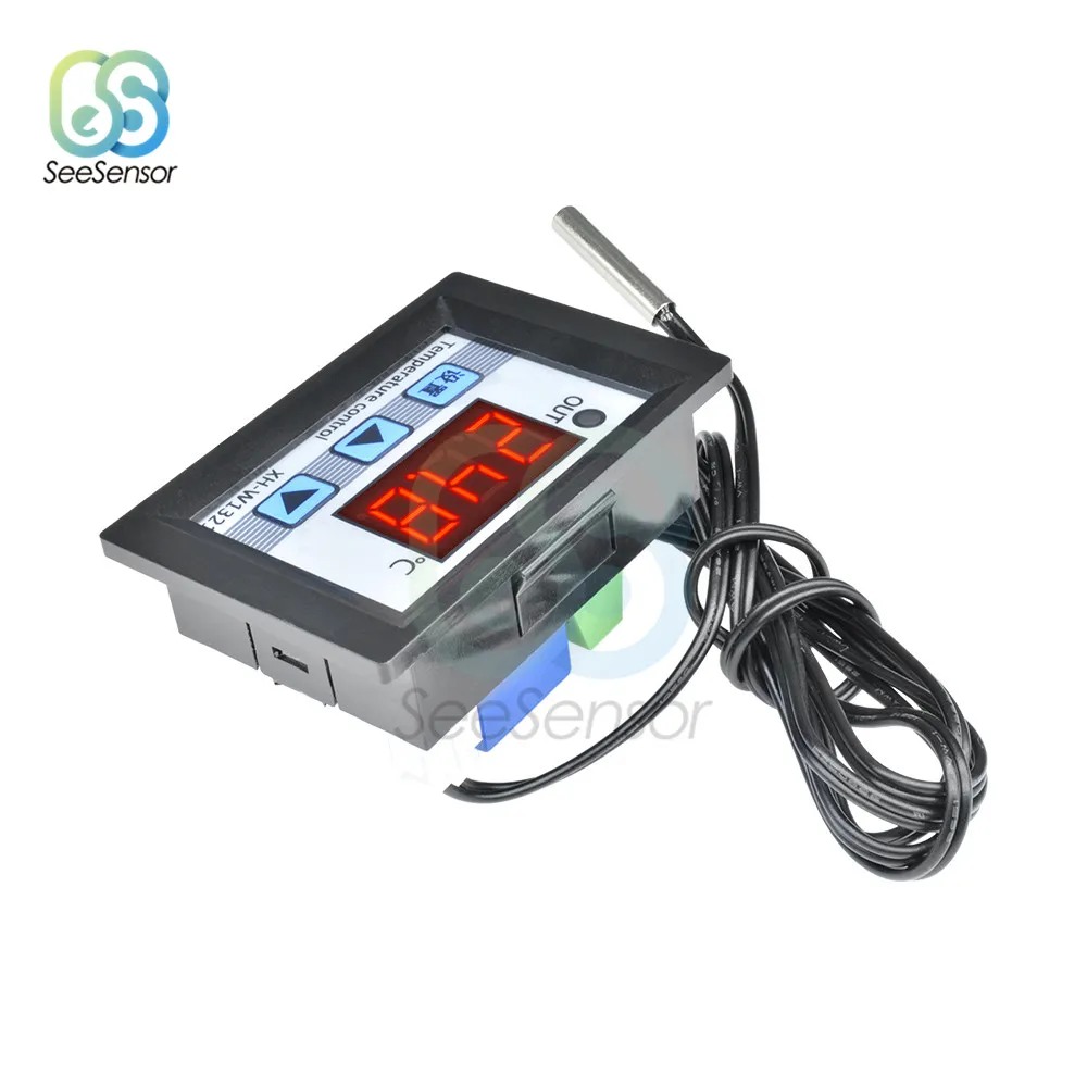 XH W1321 DC 12V 10A LED Digital регулятор температуры термостата контрольный переключатель