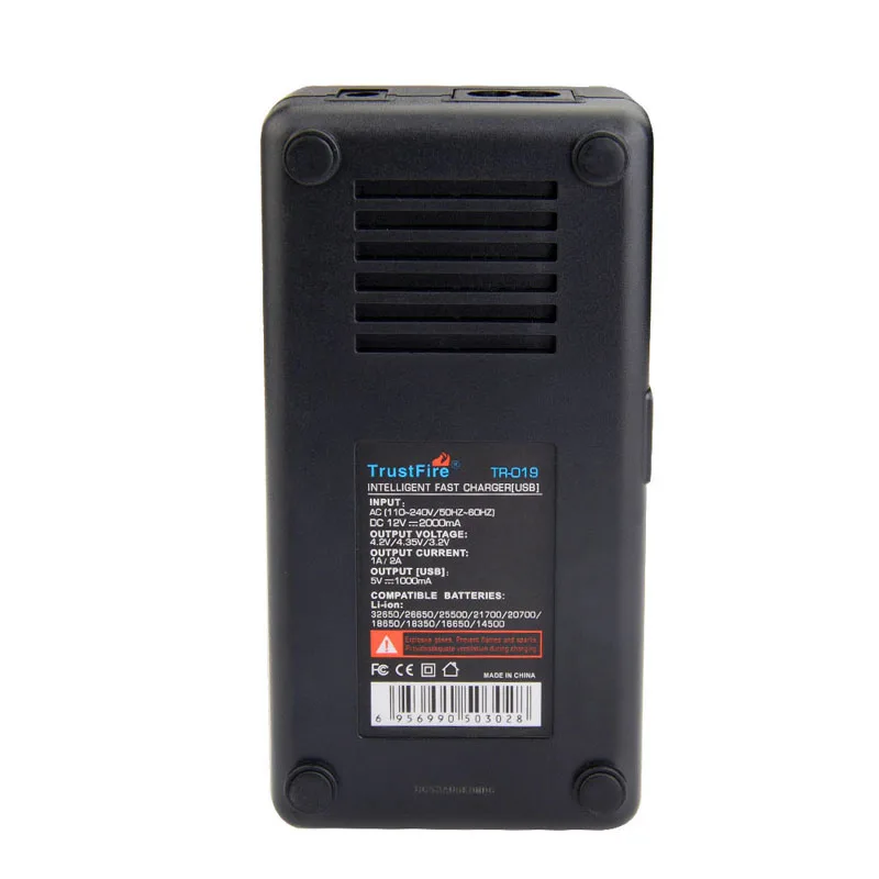 TrustFire TR-019 2A быстрое USB литий-ионное зарядное устройство