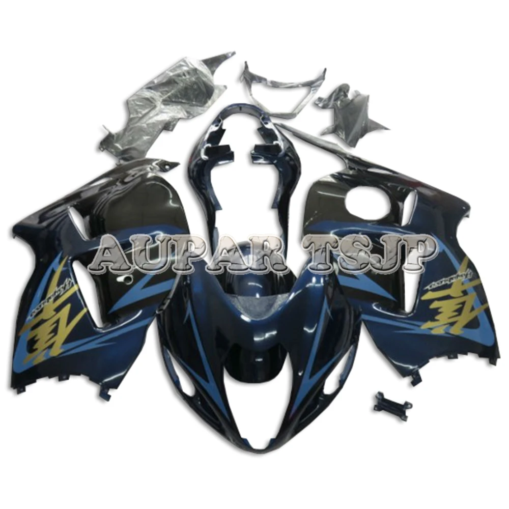 

Blue Gold Decals Fairings Motorcycle Cowlings For Suzuki GSXR1300 Hayabusa Generation ONE 1997 98 99 00 01 02 03 04 05 06 2007