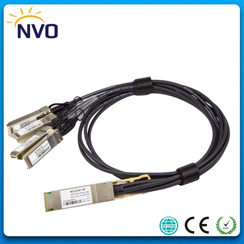40 г QSFP 4SFP + 24AWG 7 м пассивный медный кабель прямого подключения DAC Twinax|twinax cable|copper