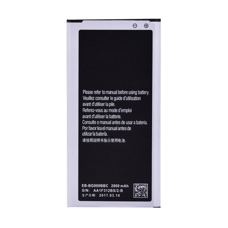 SIYAA оригинальный EB BG900BBC BG900BBE батарея для Samsung S5 G900S G900F высокой емкости 2800 мАч литий