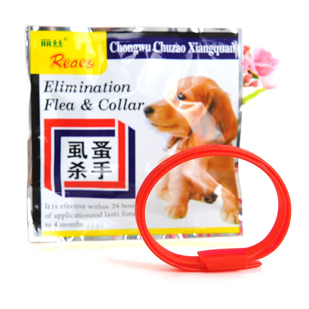 

Pet Safety Collar Large Dogs Anti Flea Tick Mosquito Elimination Plastic Adjustable 4 Month Effective Remedy Deworming Accessory